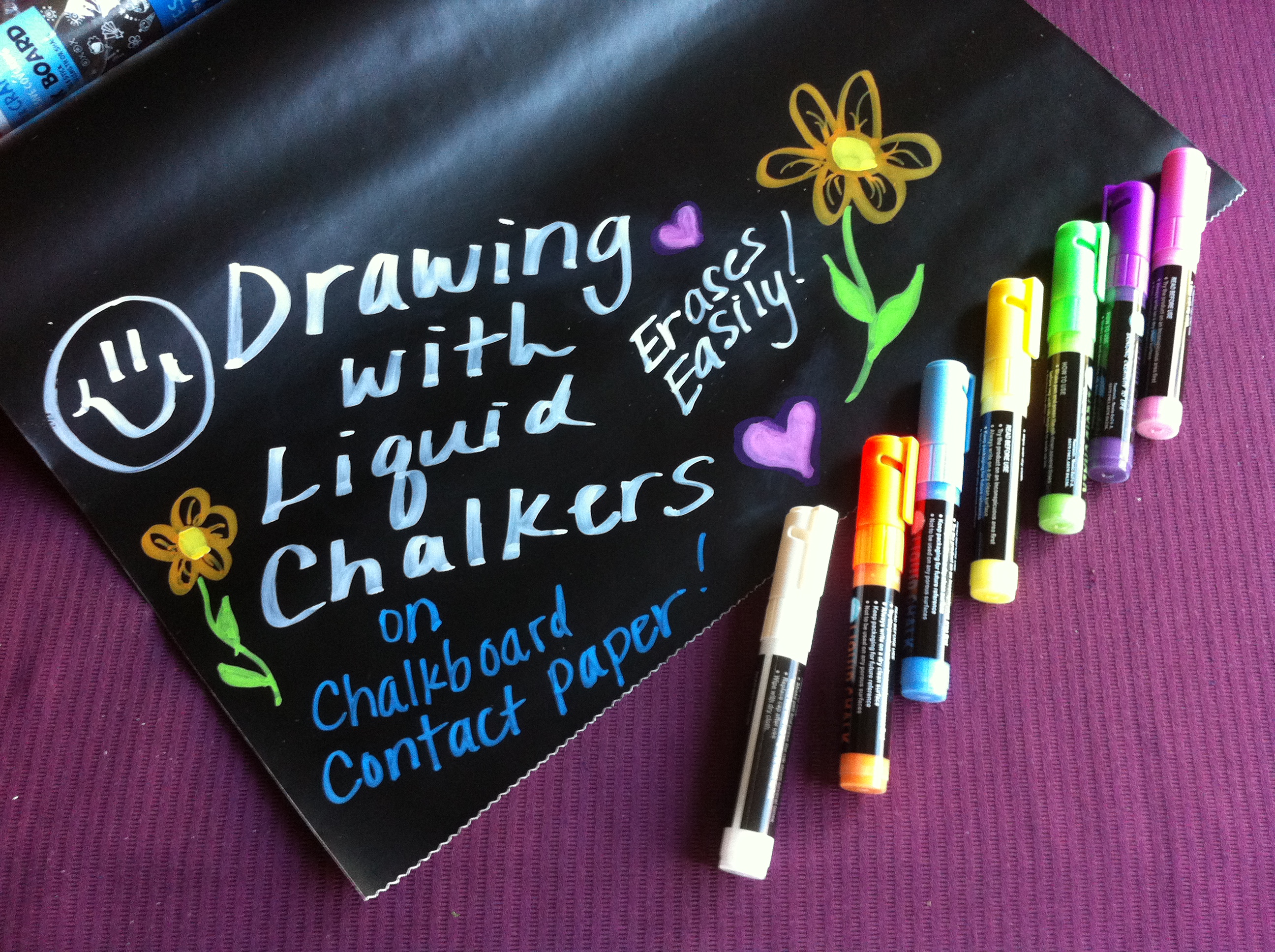 Drawing With Liquid Chalkers