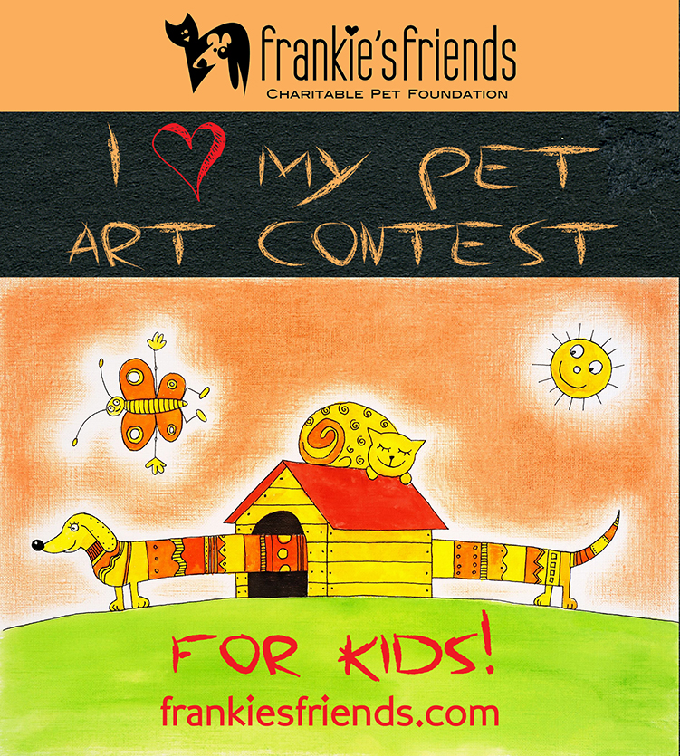 New “Valentine” Art Contest For Kids:  I (Heart) My Pet Art Contest